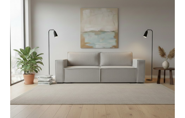 Sofa Smart lincoln 86 na sprężynach z funkcją spania i pojemnikiem